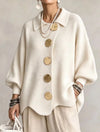 Women's Oversized Knit Button Cardigan