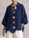 Women's Oversized Knit Button Cardigan