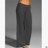 Women's High Waisted Linen Blend Wide Leg Pants